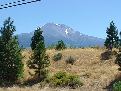 Mount Shasta Peak in Summer Mount Shasta Peak in Summer